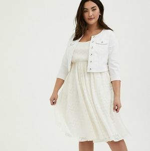 Torrid Chiffon, metallic threads flowy dress